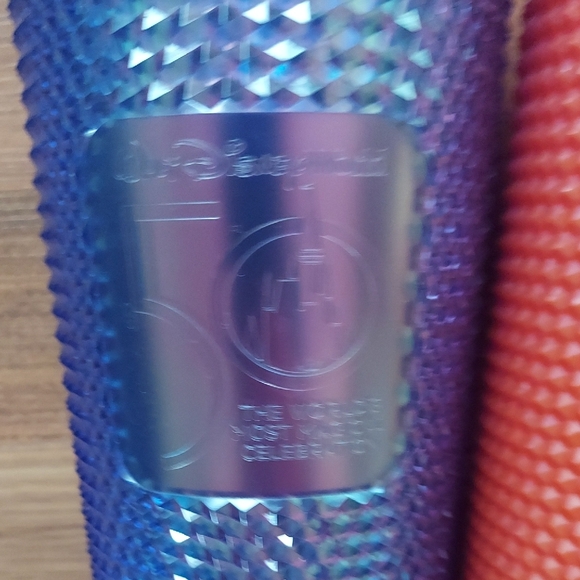 Starbucks Studded Tumblers (2 Disney World) in Purple, Coral, and Silver - Picture 4 of 5